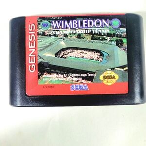 Wimbledon Championship Tennis Sega Genesis Game Cart Only